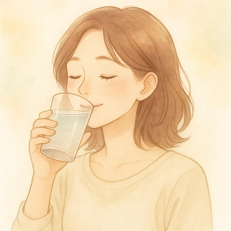 遠隔ヒーリングで好転反応が出た時の対処法-水分をとる