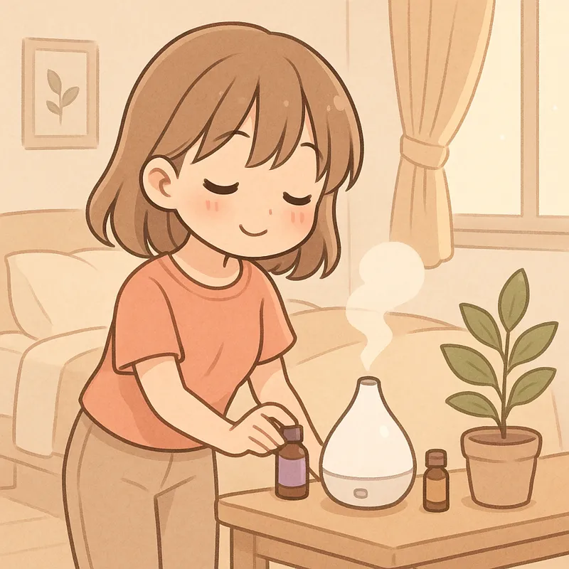 遠隔ヒーリングの効果的な受け方のためにアロマを焚く