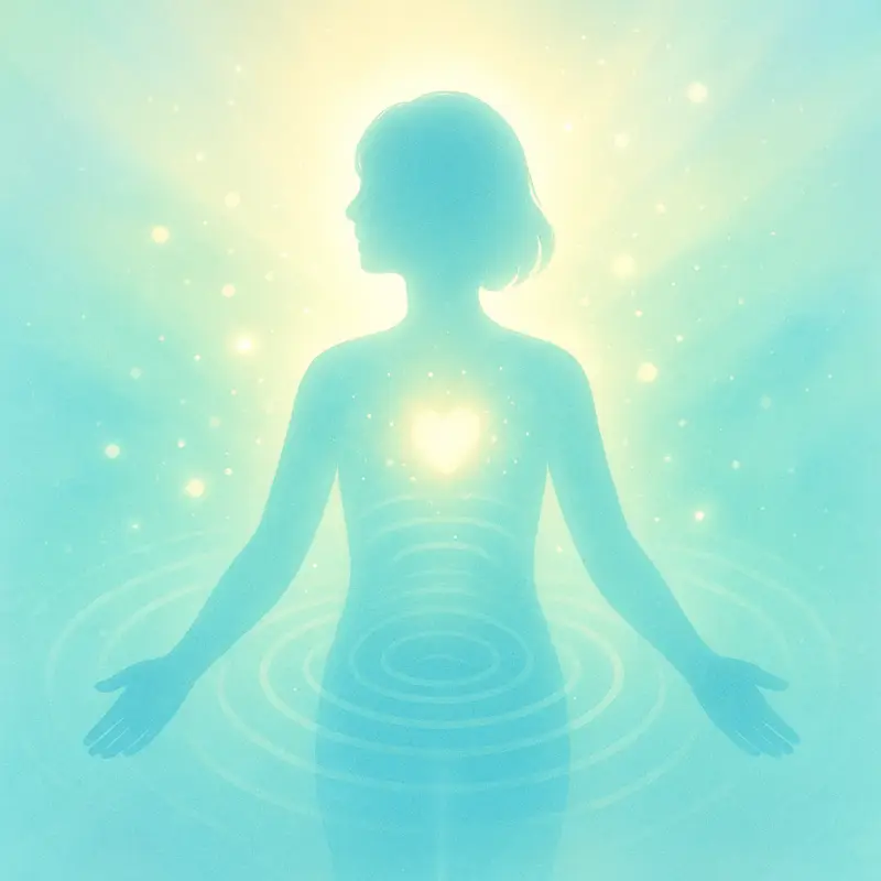 遠隔ヒーリングの好転反応で心や体が変化している様子